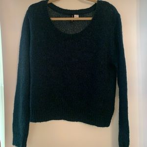 Army green, light-weight sweater